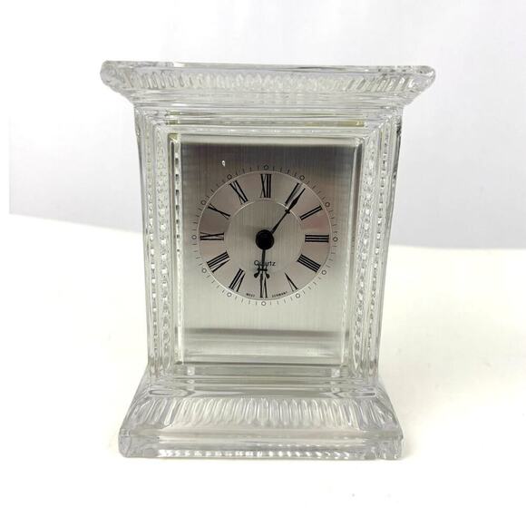 VTG Godinger Clock Hechinger Full Lead Crystal Quartz West Germany 1980s - Picture 7 of 16
